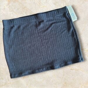 NWT No Boundaries Womens Large Black Swim Coverup Skirt